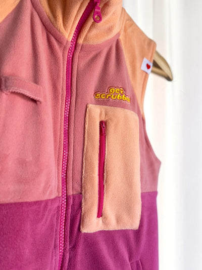 Code Peachy Pink Scrub Vest