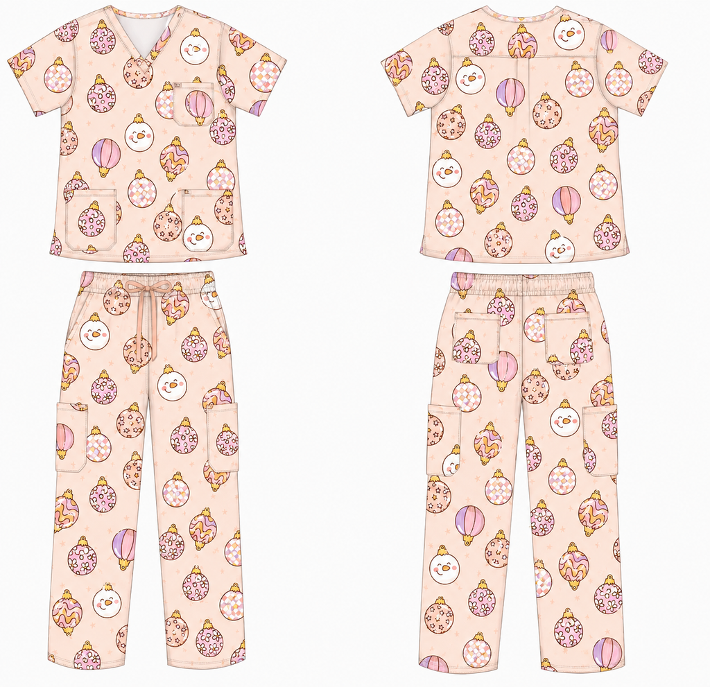 Christmas Confetti Scrub Set