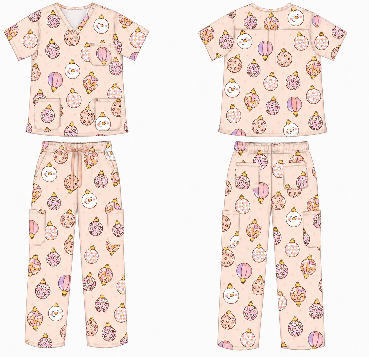 Christmas Confetti Scrub Set