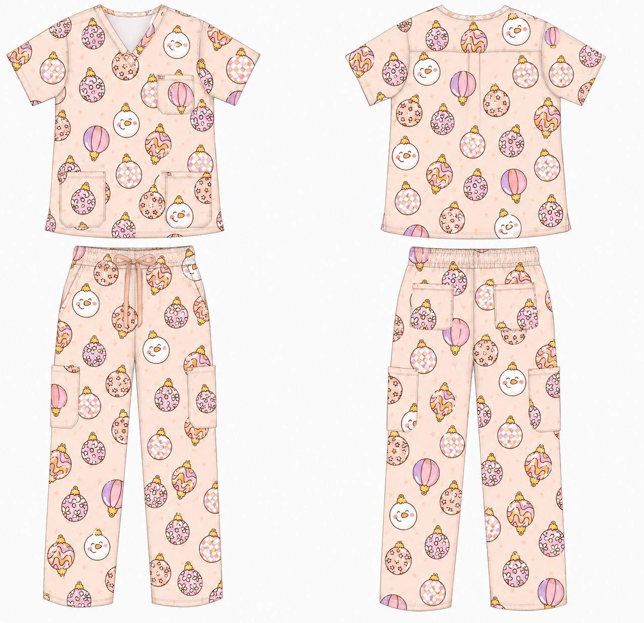 Christmas Confetti Scrub Set