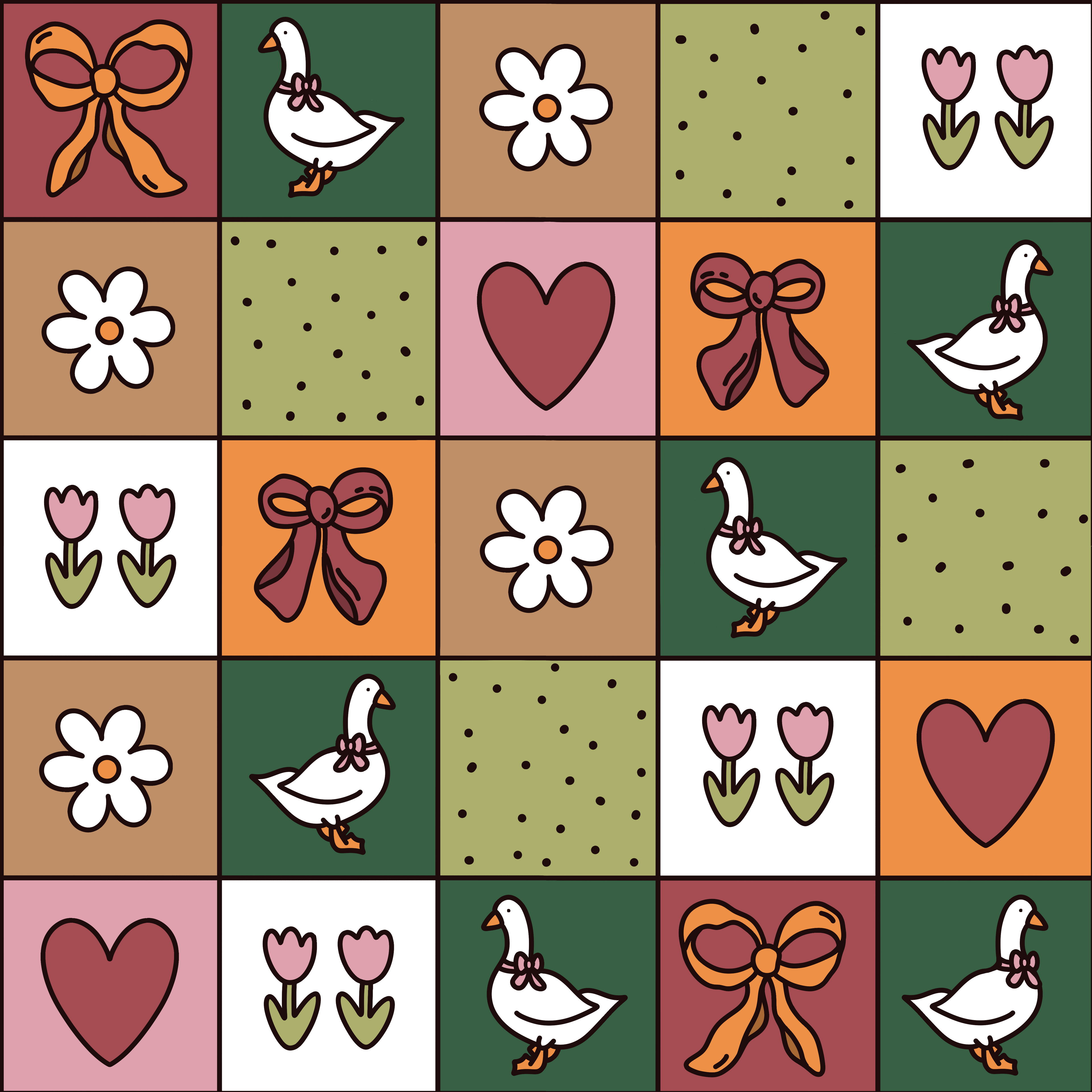 Cottage Core Goose Scrub Hat - Preorder 8th April