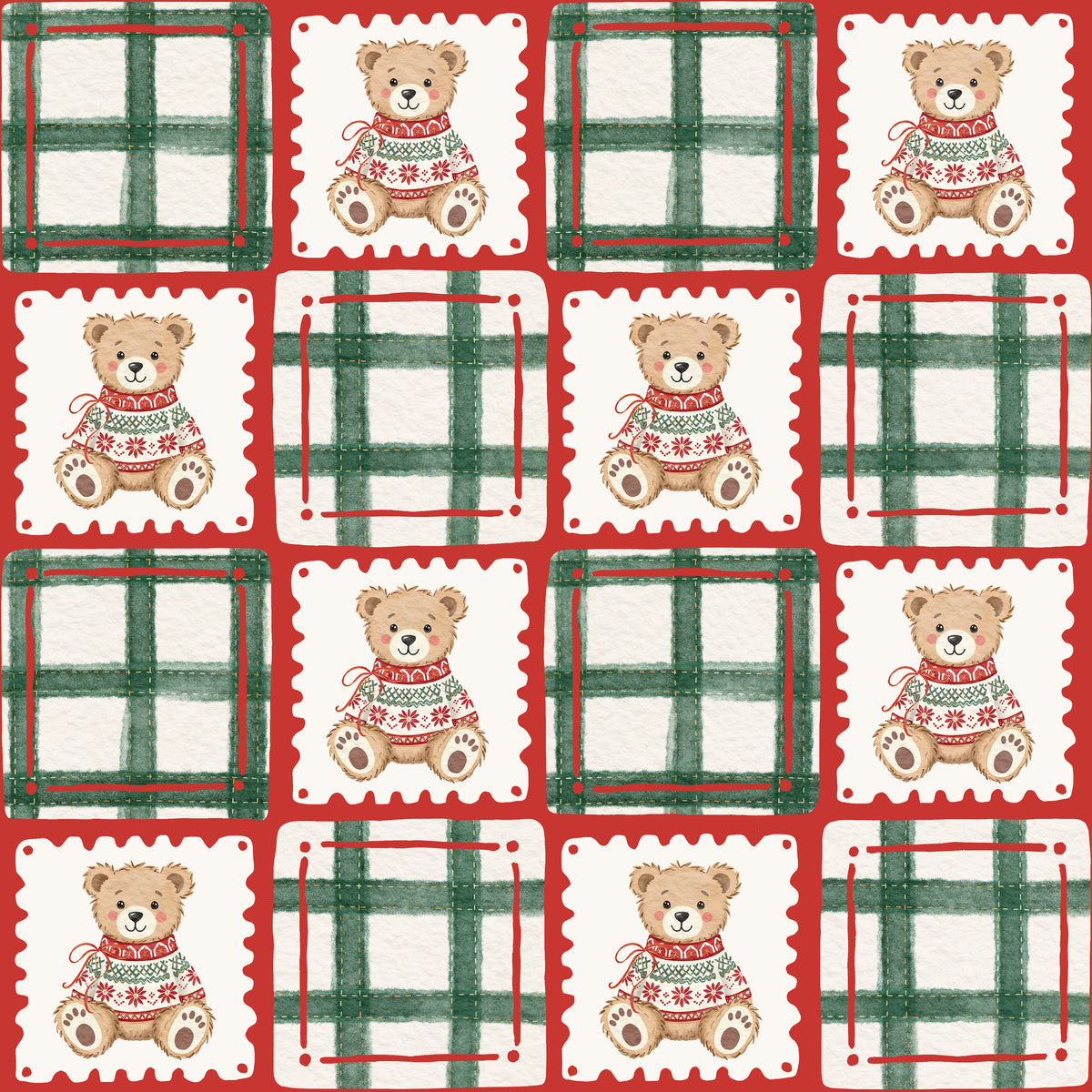 Beary Christmas Scrub Set