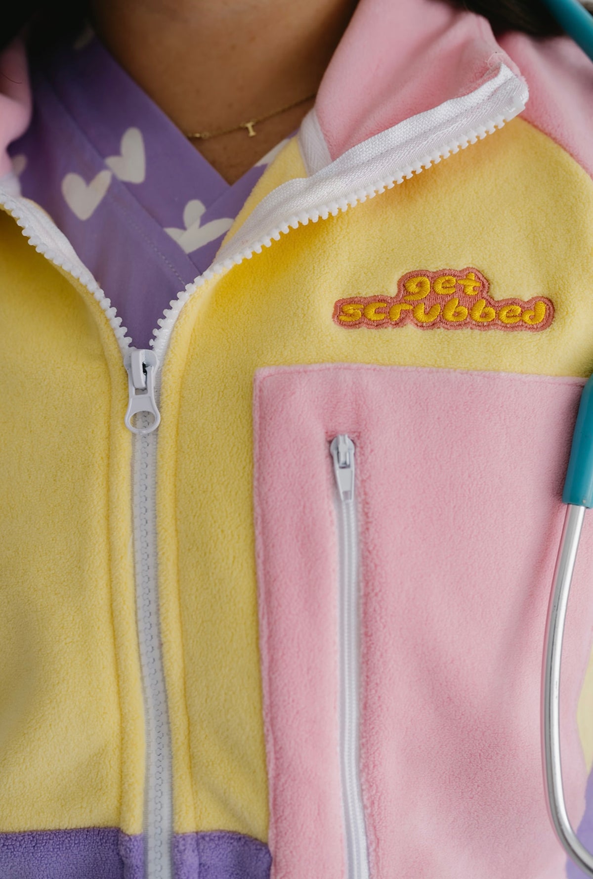 Rainbow Paddle Pop Scrub Vest