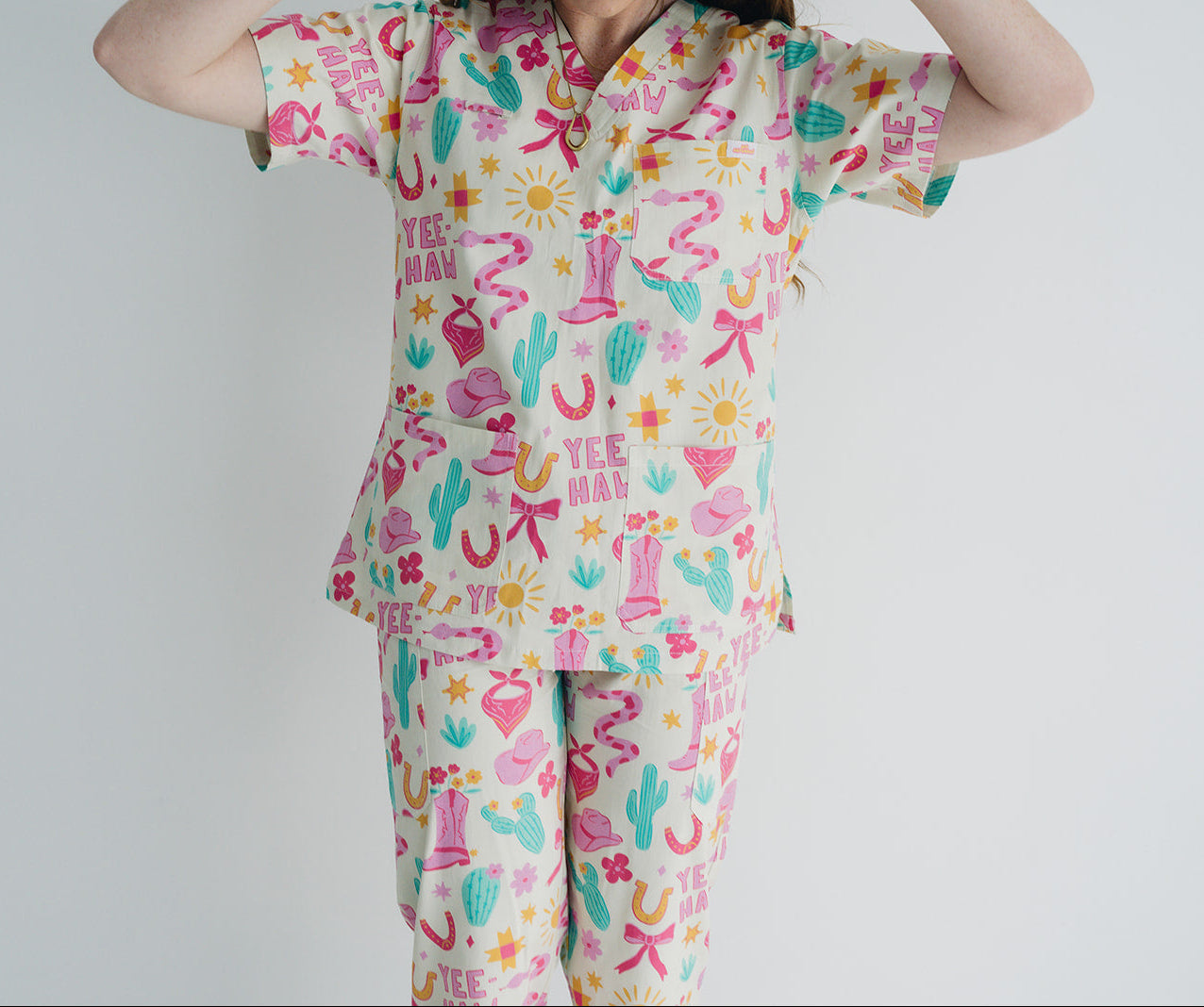 Yeehaw & CPR Scrub Set