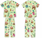 Santa Paws Scrub Set