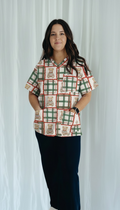 Beary Christmas Scrub Top