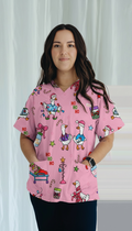 Honkin' Around the Christmas Tree Scrub Top