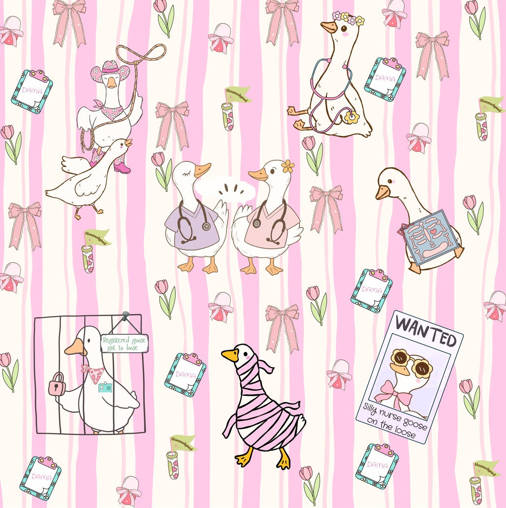 Silly Nurse Goose Scrub Hat - Preorder 8th April