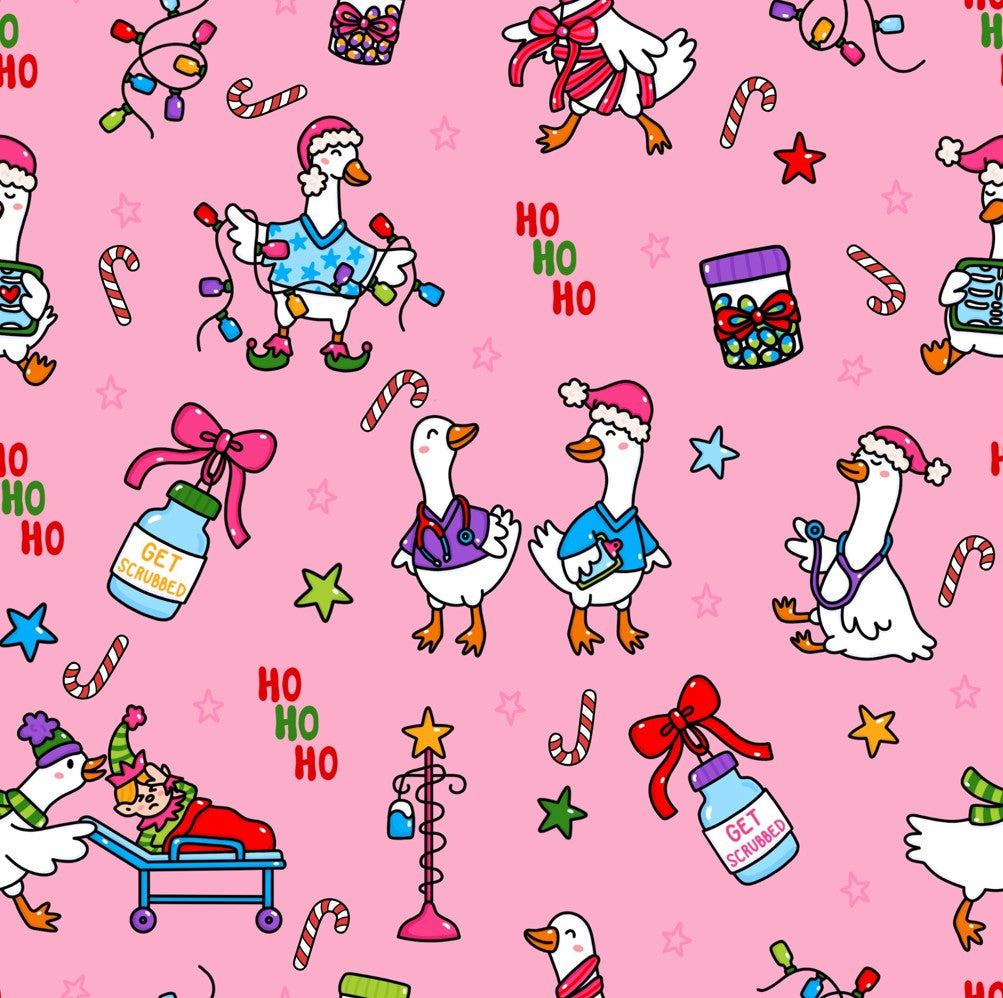 Honkin' Around the Christmas Tree Scrub Set